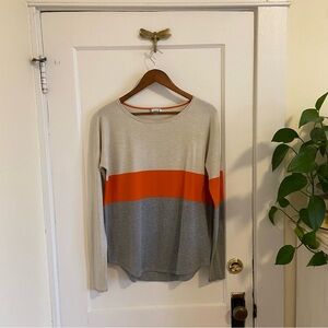 SMARTWOOL Womens Shadow‎ Pine Crew Sweater Merino Color Block Size Large